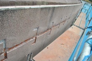 Reparación de grietas fachada